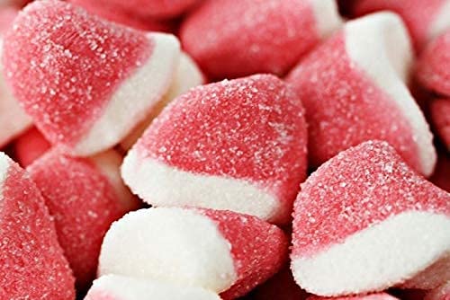 Smarty StopGummy Bites/Fruit flavored Gummies (Strawberry, Pink & white, 1 Pound (Pack of 1))