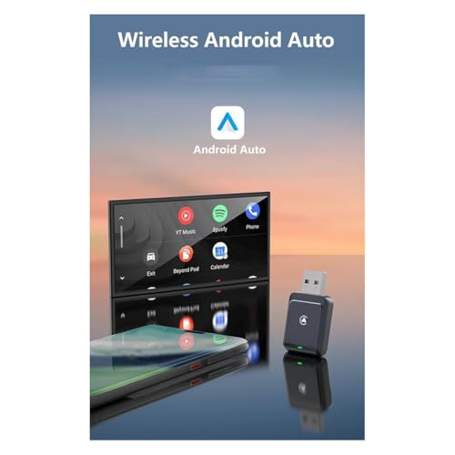 Caja inteligente para coche con módulo Carplay y Android Auto inalámbrico 2 en 1 2