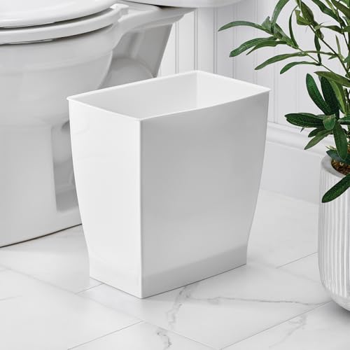 Canecas de basura rectangular blanca pack 2 12 litros miniatura 3