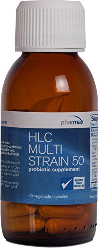 Pharmax HLC Multi Strain 50 | Probiotic Supplement to Support Gut Flora | 30 Capsules
