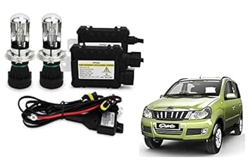 RS Enterprises Cars Mahindra Quanto H4 - HID Conversion Light Kit ( 2 HID Light , 2 Blaster , Wiring ) Vehicle HID Kit for Car Headlight