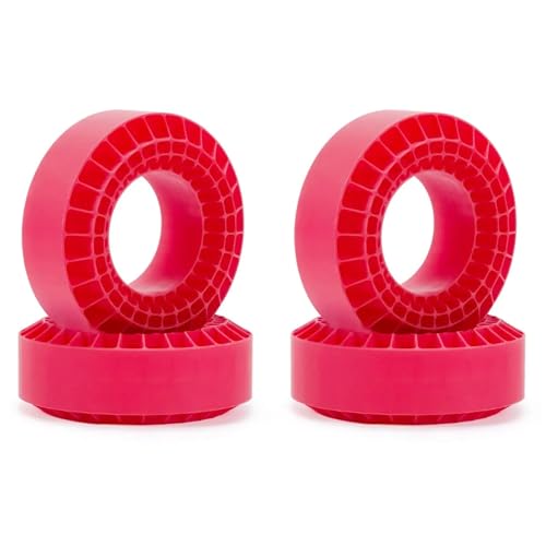 RC Upgrade Accessories for TRX4 for SCX10 III for Capra for BRX01 GEN8 1/10 1.9'' Tires Soft Silica Gel Anti Foams Insert 108x42mm RC Crawler Rigs Car Parts Accessories(Pink)