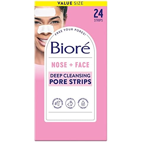 Bioré Nose+Face Blackhead Remover Pore Strips Cover