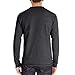 Mens Henley Shirts Long Sleeve Fashion Casual Stylish Cotton Shirts Tops Lightweight Fitted Basic Pullover T-Shirt (XX-Large,Dark Grey)