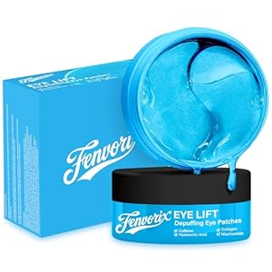 Eye Lift – XL Depuffing Hydrogel Under Eye Patches with Caffeine, Collagen, Hyaluronic Acid & Niacinamide – 30 Pairs (60 Patches) for Puffy Eyes, Dark Circles, Fine Lines & Tired Eyes