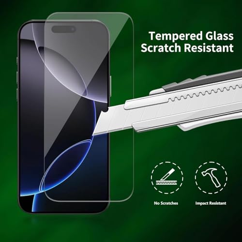 Image of Tempered Glass Screen Protector (For iPhone 16 Pro)