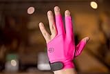 McDermott Billiard Pool Cue Glove - for Left Hand (Right-Handed Player) (Pink, Medium)