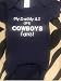 Daddy and I are Dallas Cowboys fans baby bodysuit infant one piece handmade handcrafted