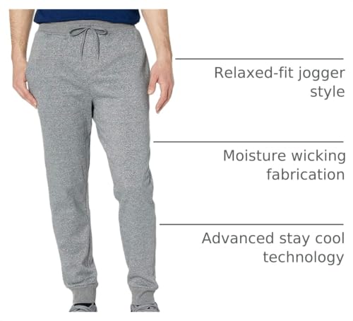 Jockey Men's Active Basic Fleece Jogger Sweatpants Charcoal Heather - image 3