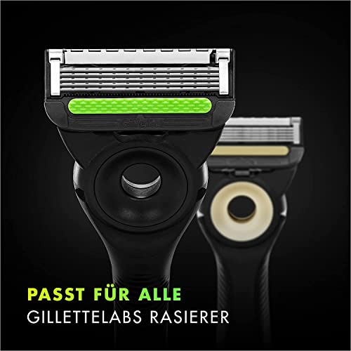 Gillette Labs Rasierklingen, 9 Ersatzklingen, für Gillette Labs Nassrasierer Herren mit Reinigungs-Element und Heated Razor - Image 6