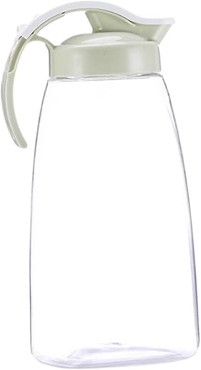 LIGIGWASH Botella De Agua Fría Frío Jarra Jarra Lanzador Con Tapa Tetera Fria Con Grifo Jarras Con Tapas Tetera Clara Recipiente Para Bebidas Portátil Jarra De Agua Bote De Jugo Pava Verde