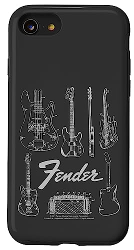 Fender Guitars Line Art Case for iPhone SE (2020) / 7 / 8