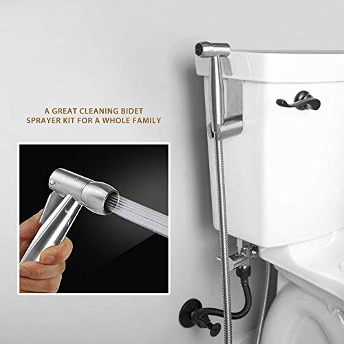 image for EvasivePro Handheld Bidet Toilet Sprayer, Premium Stainless Steel Bath