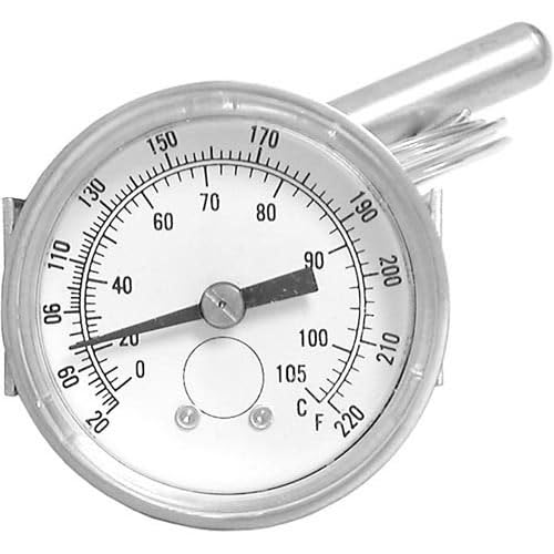 Mavrik Exact FIT for Food Warming EQ T-Meter H1 Temp Gauge 20-220F, U-CLAMP - Replacement Part