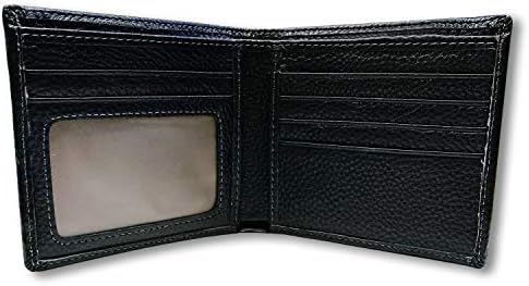 Square & Compass Leather Bi-Fold Masonic Wallet - [Black] image 4
