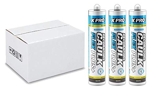 25 x XPRO Decorators Caulk Flex Plus Premium Grade - White [Full Carton - Wholesale]