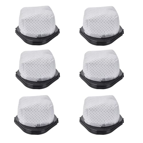 Vsgaalge 6 Pack SV780 Dust Cup Filter Replacement for Shark Cordless Hand Vacuum SV75Z SV728N SV726N Replaces Part # XF769, XSB726N