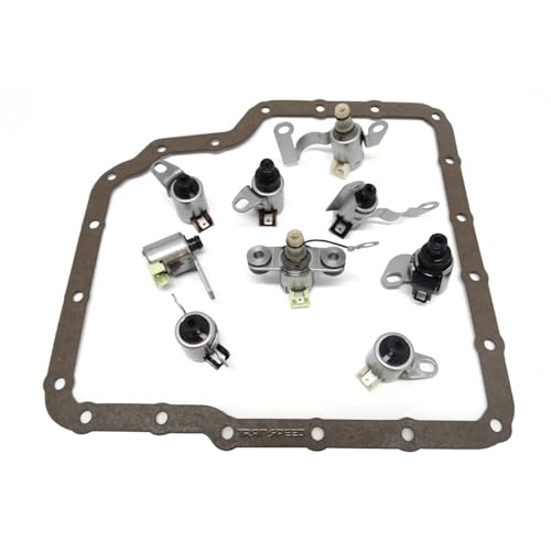 TRANSPEED JF506E 09A Transmission Shift Solenoid Kit with Gasket for VW Golf Jetta 02-05