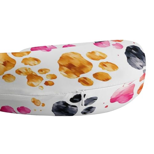 Almohada de viaje espuma viscoelástica tamaño único miniatura 4