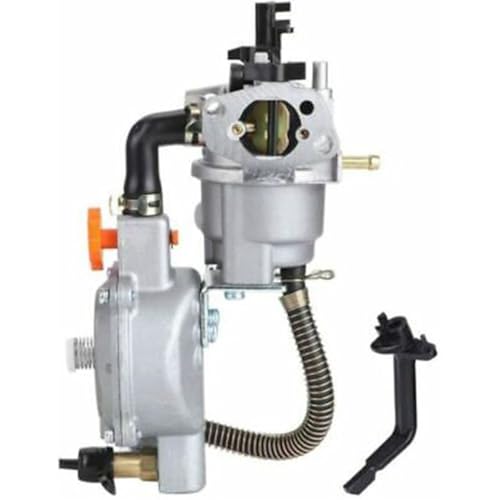 Lawnoval Kit de conversion de générateur avec régulateur de pression et carburateur à gaz pour Honda 168F Générateurs à essence 2-5 kW Compatible avec gaz GPL Propane basse pression ou GNC méthane gaz