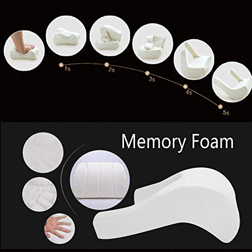 auto - kindersitz kopfstütze kopf kissen hals rest lordosenstütze kissen langsam rebound springback memory foam homdsim schwarz