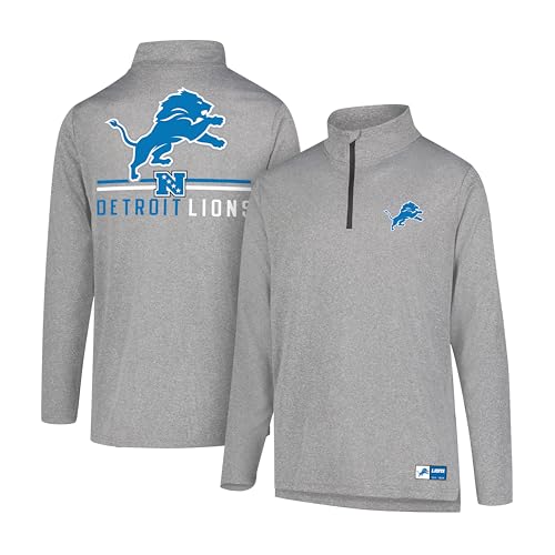 Ultra Game Men's NFL Official Super Soft Quarter Zip Long Sleeve ...