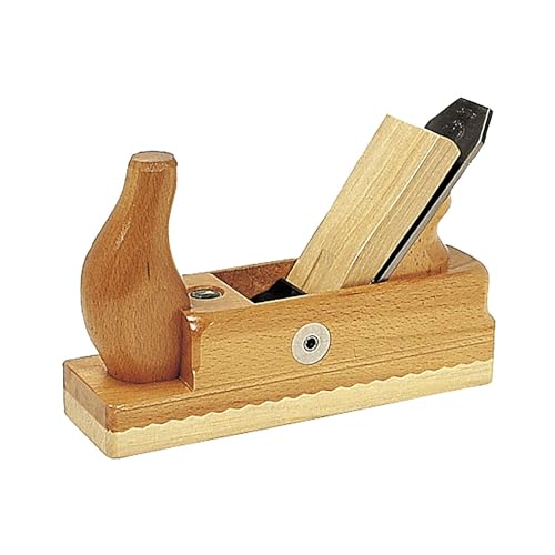 Ulmia HW 3-48 Holzhobel/Putzhobel HW3-48 ~ Hobel mit Weißbuchensohle und Doppeleisen, zum Putzen von Vollholz und furnierten Flächen sowie für...