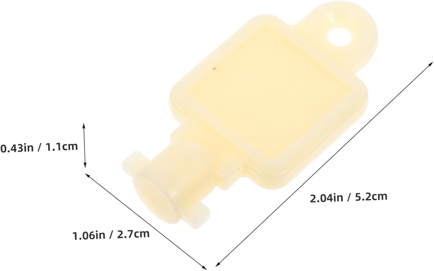 BESTOYARD Toilet Paper Dispensers Lock Core Key Paper Towel Key for Bathroom Accessory Material