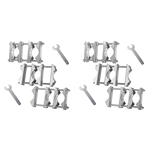 Pince de mât double robuste kit de support de pôle en V antirouille - 2