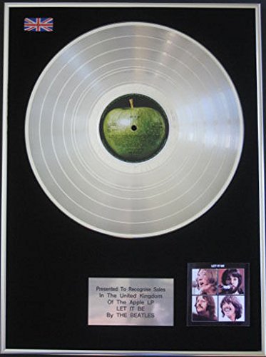 The Beatles – LP platine Disques – Let It Be - Les Beatles, Paul McCartney, John Lennon, RIngo Starr, George Harrison The Beatles – LP platine Disques – Let It Be