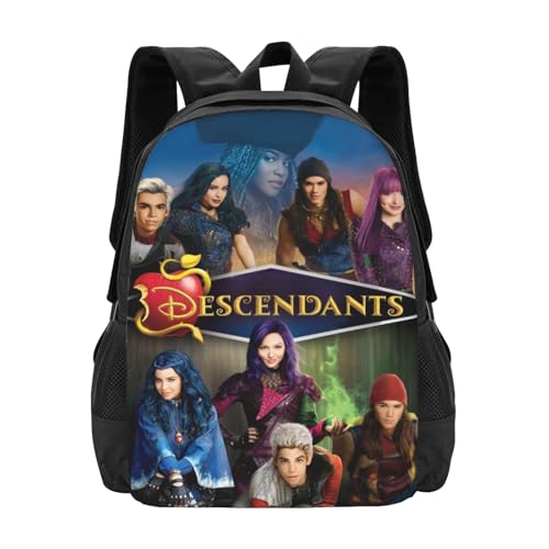 Desc-endants 3 Backpack,Large Capacity Lightweight Travel Casual Daypack Large Laptop Bag