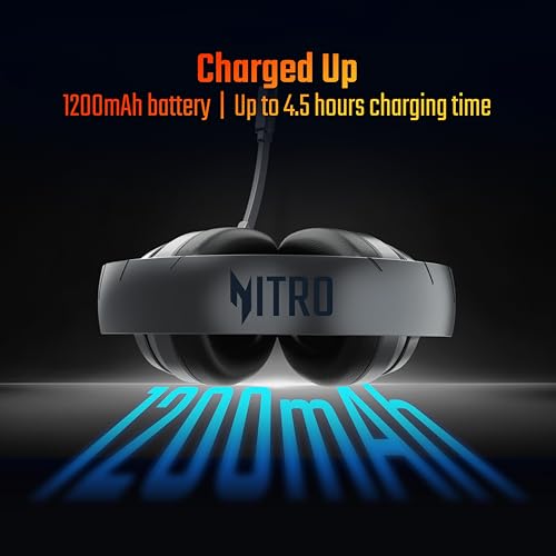 Image of acer Nitro Triple-Mode Gaming Headset | Bluetooth + 2.4GHz USB-C /USB-A Dongle + Wired | 50mm Drivers | 7.1 Virtual Surround | Running RGB | Low Latency <30ms | Flexible LED Mic | Windows /Android /iOS
