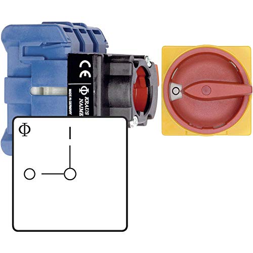 Kraus & Naimer KG10B.T202/01.FT2 Disjoncteur de charge 20 A 230 V 1 x 90° Rouge, Jaune 1 pièce