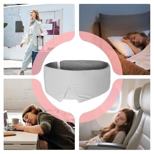 Antifaz para Viajar y Máscara Nocturna Suave Transpirable para Dormir 4