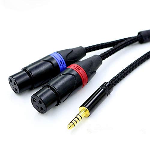 Amazon.co.jp: Yodonami® 4.4mm5ピン-XLRメス×2 変換ケーブル XLR