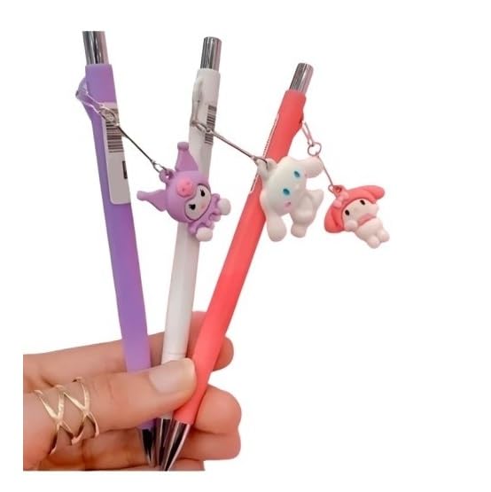 Image of ECLET Cute Kawaii Cartoon (Fruits, Flowers & carton character) Theme 0.5mm pencil Smooth Writing Kawaii pencil Pack best Holi Day Gift For Girlfriend & Wife PACK OF 6
