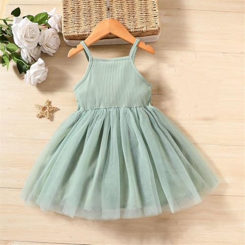 1-6Y Baby Girls Tutu Dress Toddler Sleeveless Princess Tulle Sundress Infant 2025 Trendy Party Prom Gowns Dresses3