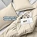 Bare Home Comforter Set - Queen Size - Ultra-Soft - Goose Down Alternative - Premium 1800 Series - All Season Warmth (Queen, Sand)