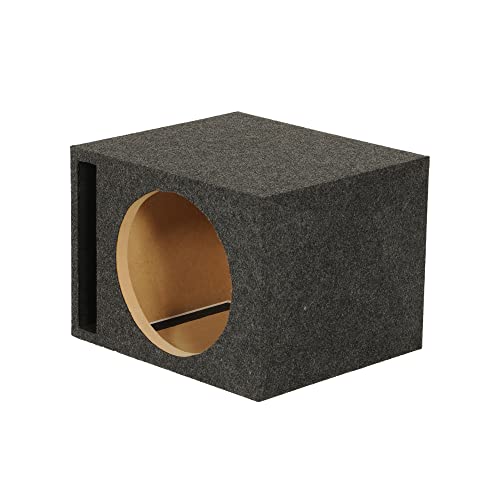 Q Power QHD110V Qpower 10 Inch Subwoofer Box, Vented Speaker Box For In-Car Audio thumb #1