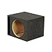 QPower 10 Inch Subwoofer Box, Vented Speaker Box for In-Car Audio