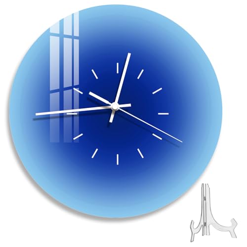 Horloge murale table acrylique dégradé objet de décoration moderne