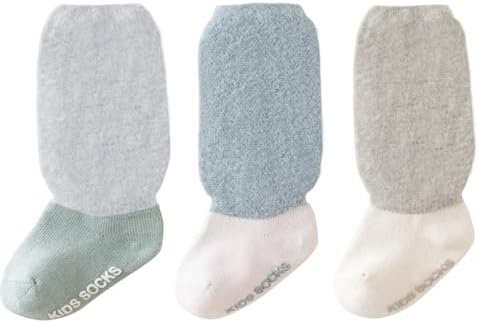 （03:30時点） [HOOMCOOM] 赤ちゃん 靴下 冬用 ベビー ソックス 滑り止め 柔らかく履き心地 8cmから10cm 3足セット
