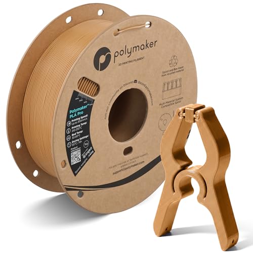Image of Polymaker PLA Pro 3D Printing Filament Army Beige 1.75mm 1KG, High-Impact Tough PLA, Fast Printing up to 300mm /s, High Speed New Formula, Easy to Print on Most FDM Printers, No Enclosure Required