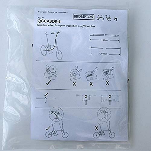 Brompton derailleur gear cable - S-Type, pre-2017