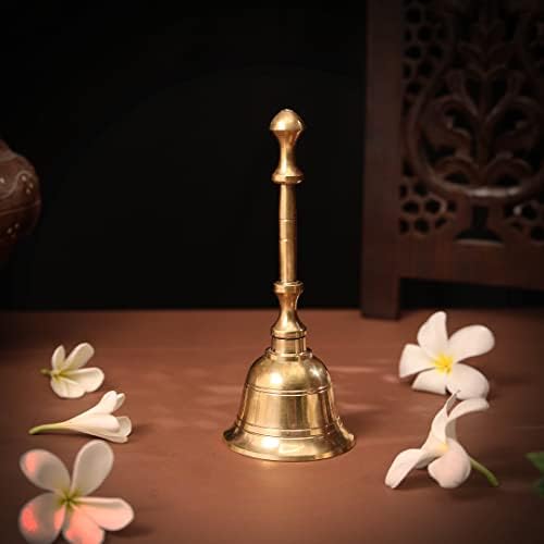 Buy De'smat Handmade Traditional Pooja Prayer Bell Pooja Ghanti Brass Puja Bell Brass Garud Ghanti For Home And Temple Prayer Bell Pooja Mandir Bell 3 Inches