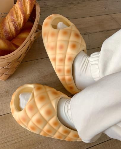 Halemet Cartoon Bread Sandals for Women 2025 Platform Sandals with Arch Support Comfort House Slides for Summer Outdoor 20252