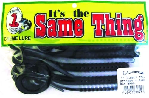 Creme STC6089 Ribbon Blk Shad Worm