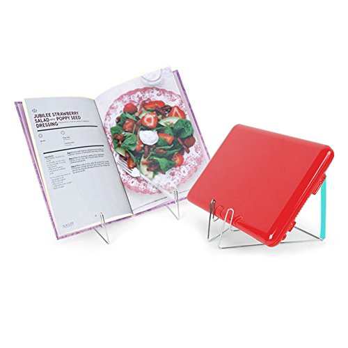 Book Stand, Cookbook Stand, Fold-N-Stow Adjustable Reading Stand, Music Book Easel Display Holder #TOP15