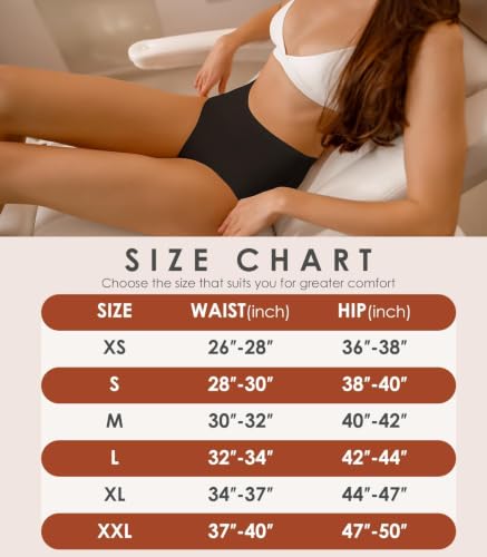 Image of Kalapa Seamless Womens Underwear High Waisted No Show Briefs Silky Stretch Breathable Full Coverage Ladies Panties Multi Pack