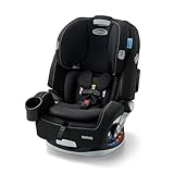Graco Grows4Me 4-in-1 Convertible Car Seat, 10 Years of Use - Infant Car Seat to Toddler, 4 Stages of Use - Rear Facing, Forward Facing, High Back Booster, Backless Booster Seat, West Point Design